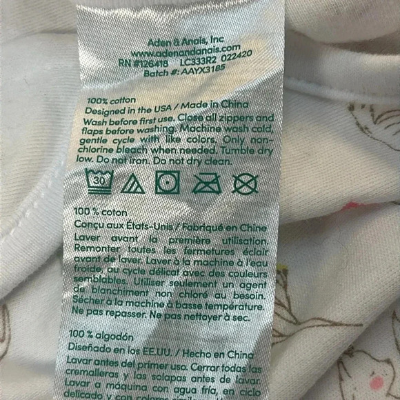 Aden + Anais - essentials swaddle sleep sack blanket. Size 4-6 months (14-18 lb) - Picture 4 of 4